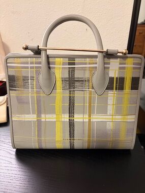 Strathberry Handle Bag Detachable Strap Gold Hardware Inner Pockets Pristine